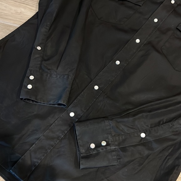 Ralph Lauren Purple label beaded Western shirt size M pearl snap buttons Cowboy - Picture 10 of 14